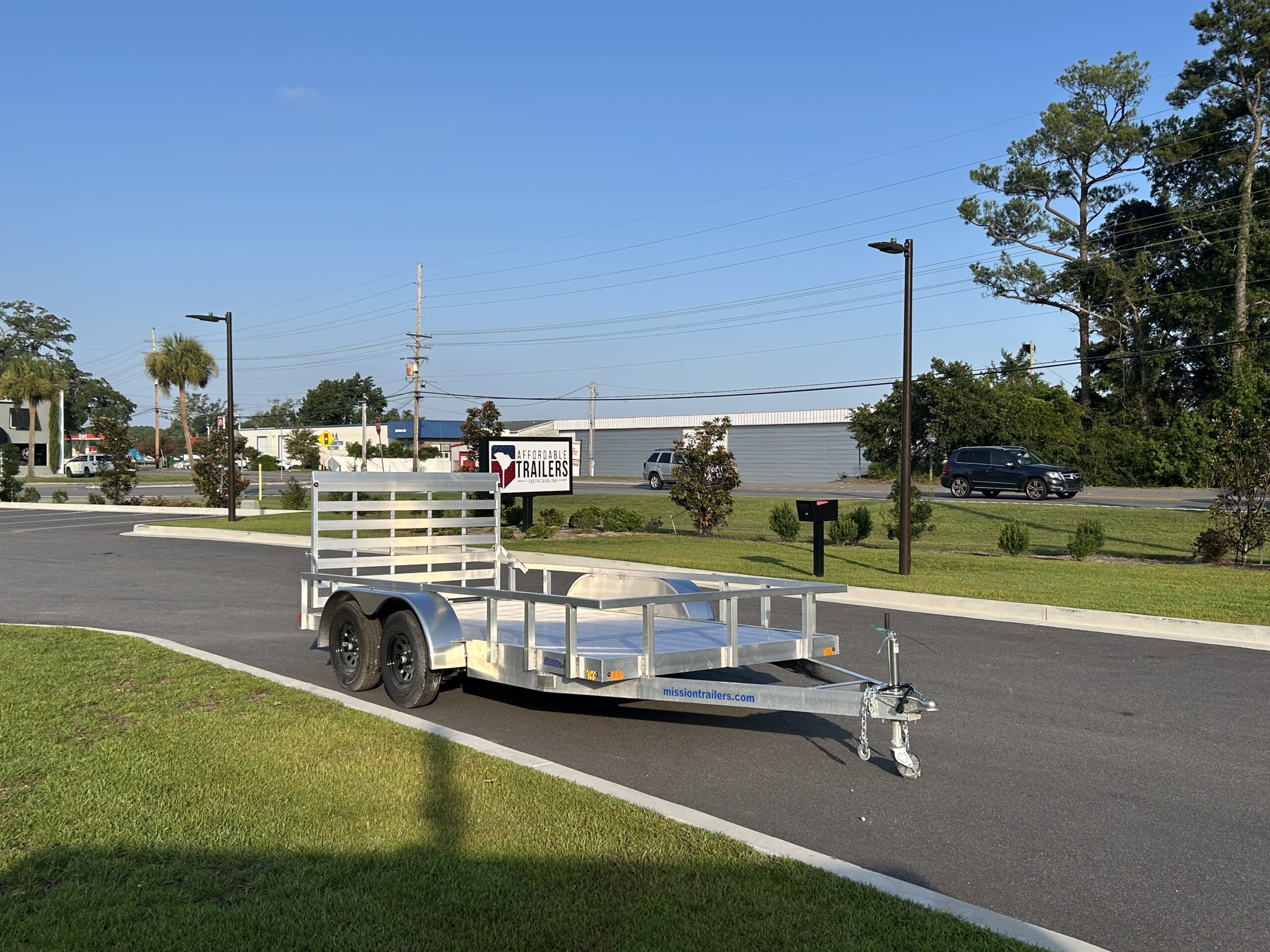 
								2027 Mission 6.5×14 Aluminum utility trailer – 42591 full									