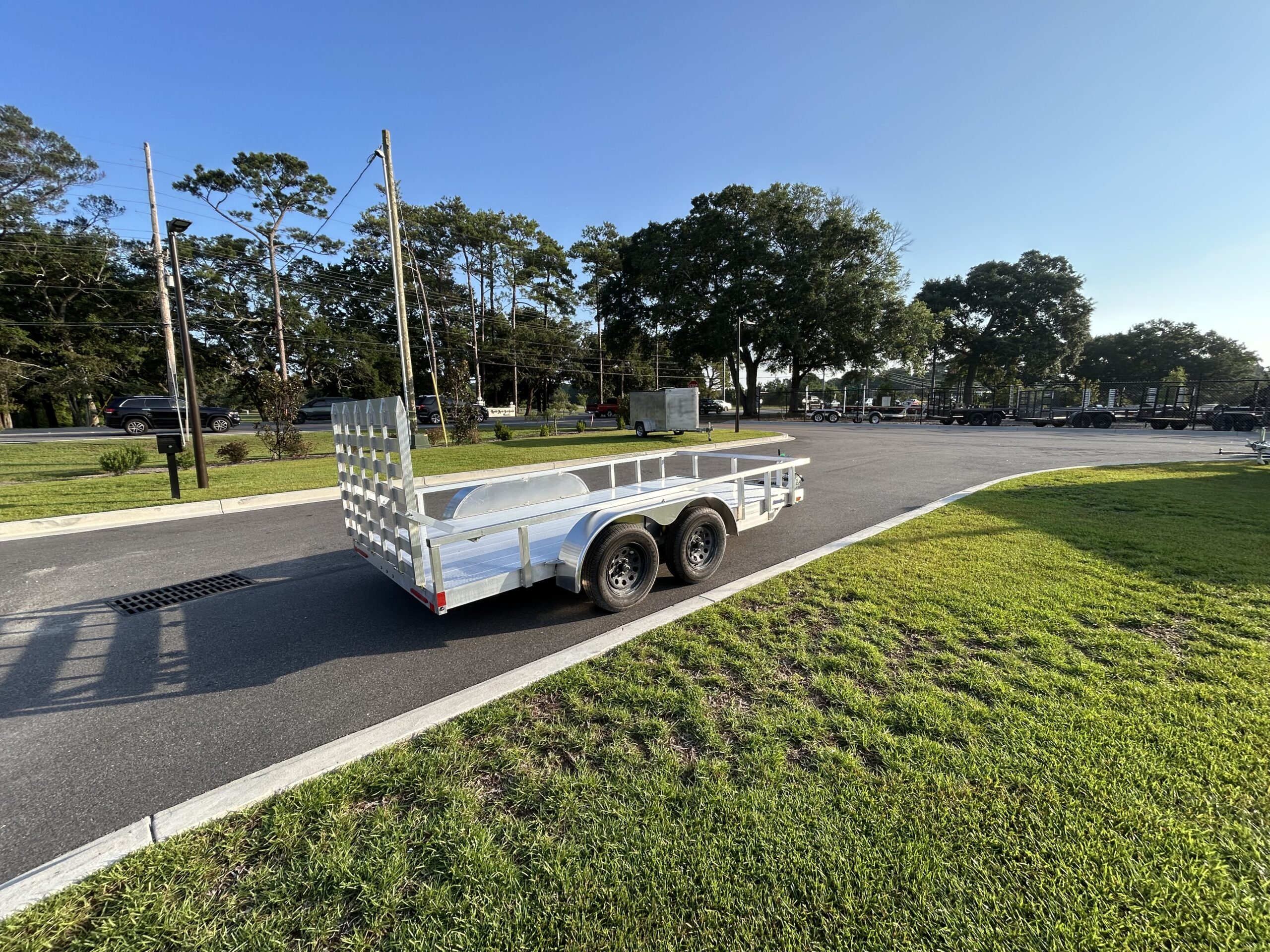 
								2027 Mission 6.5×14 Aluminum utility trailer – 42591 full									