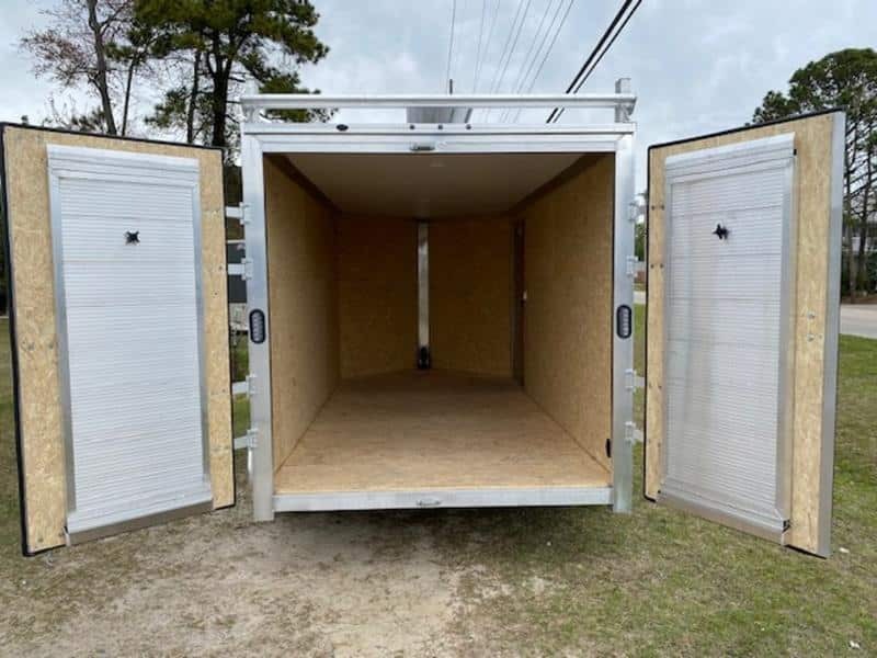 
								2025 EZ-Hauler 7×16 Ultimate Contractors Package Enclosed Cargo Trailer w/ Roof Racks! full									