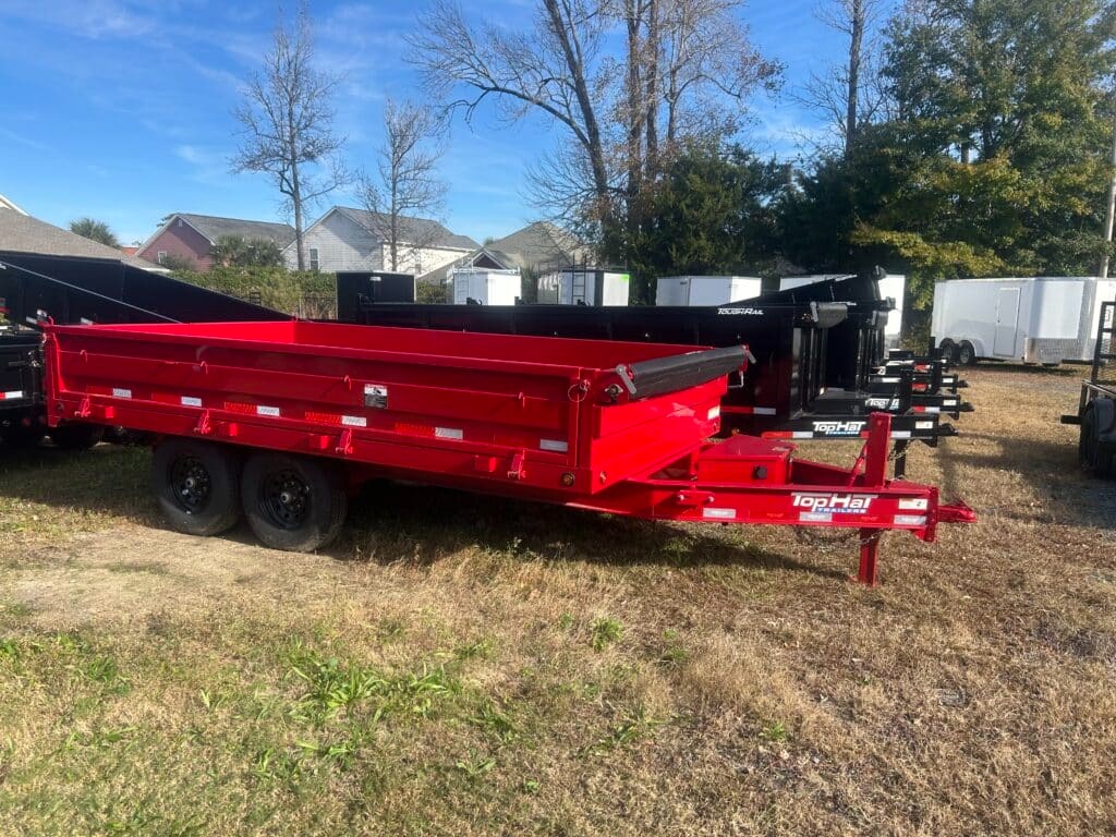 
								2025 8×14 Top Hat Industries Dump Trailer full									