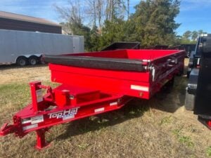 2025 8×14 Top Hat Industries Dump Trailer