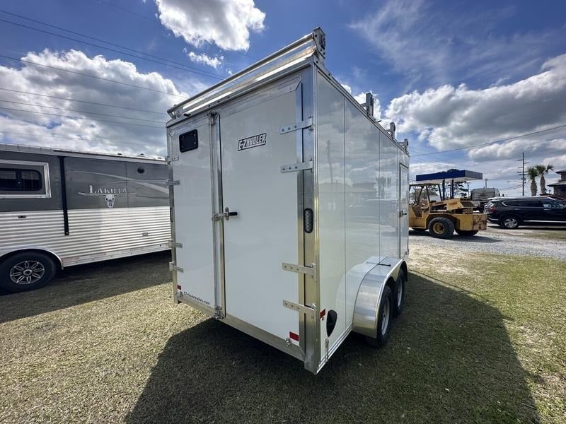 
								2025 EZ-Hauler 7×16 Ultimate Contractors Package Enclosed Cargo Trailer w/ Roof Racks! full									